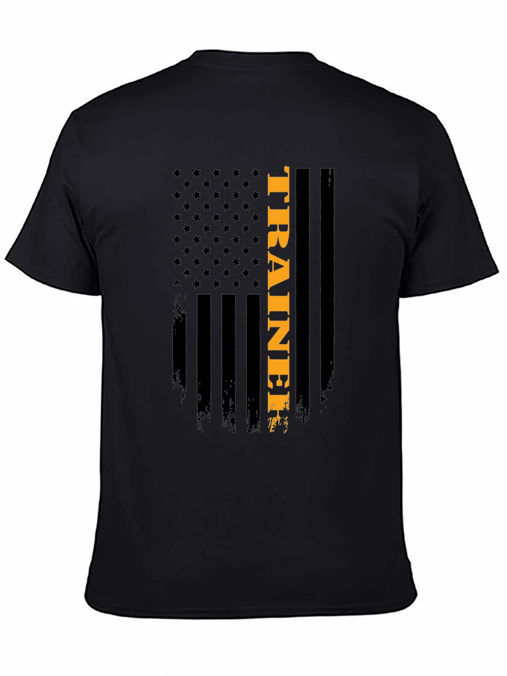 American Flag Trainer Graphic T-Shirt