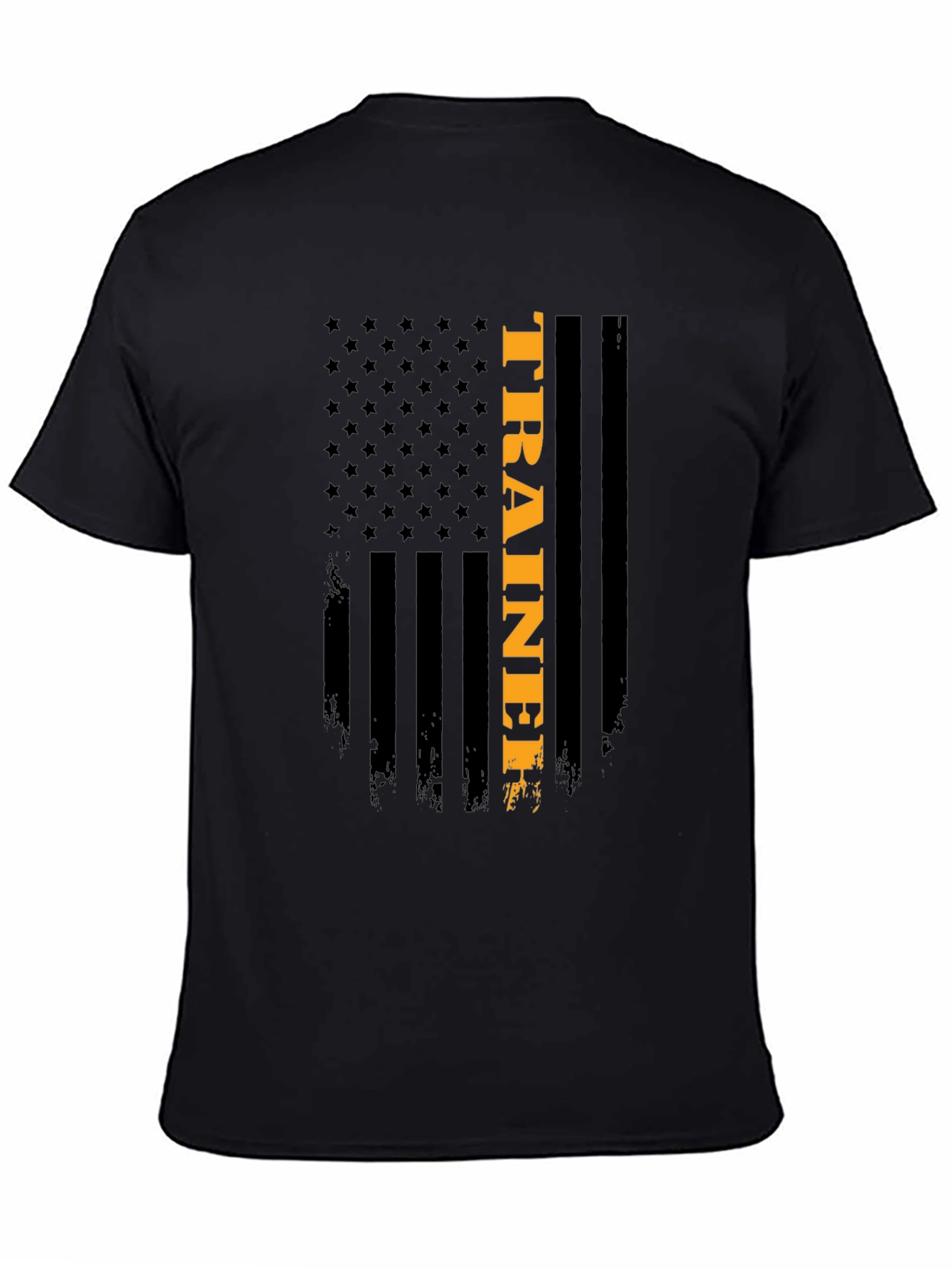 American Flag Trainer Graphic T-Shirt