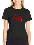 Just Run T-Shirt: Red Graphic Tee