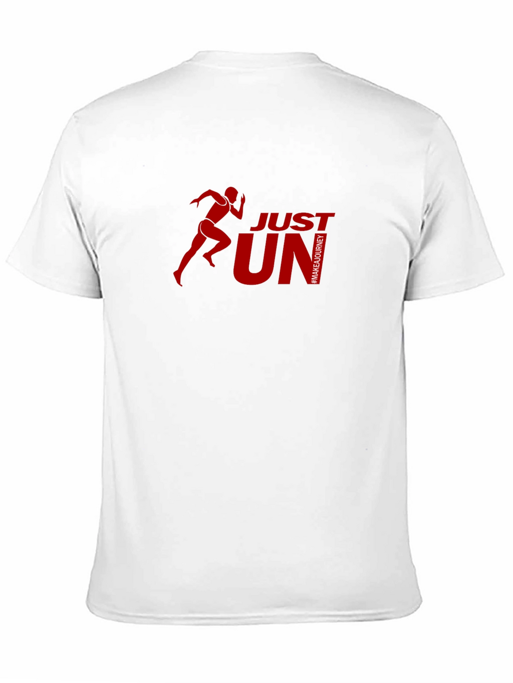 Just Run T-Shirt: Red Graphic Tee