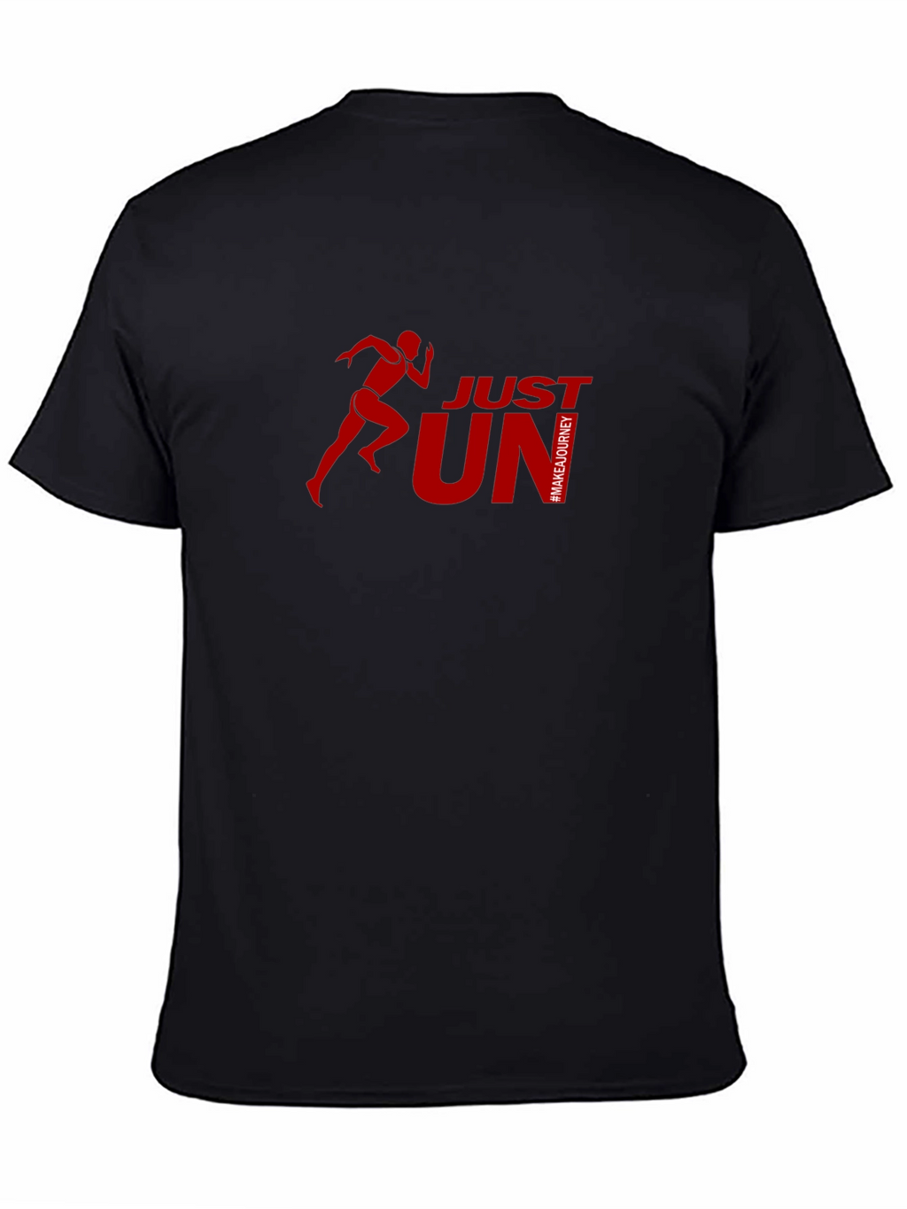 Just Run T-Shirt: Red Graphic Tee