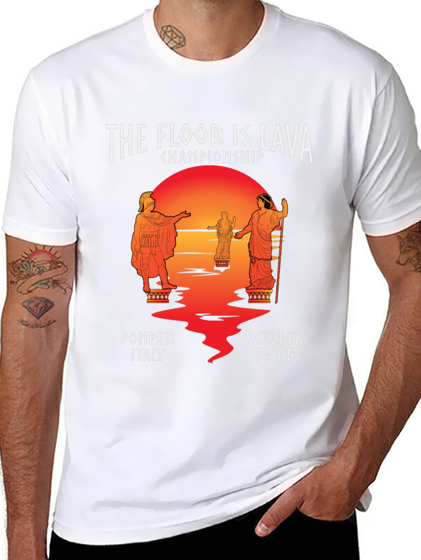 The Floor Is Lava Championship Pompeii T-Shirt
