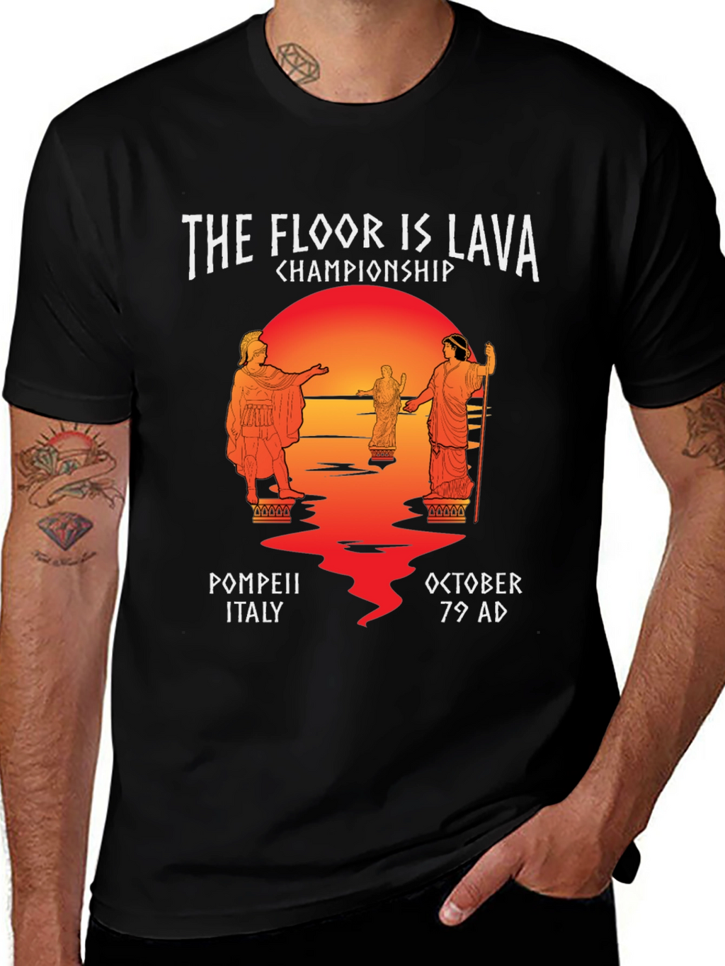 The Floor Is Lava Championship Pompeii T-Shirt