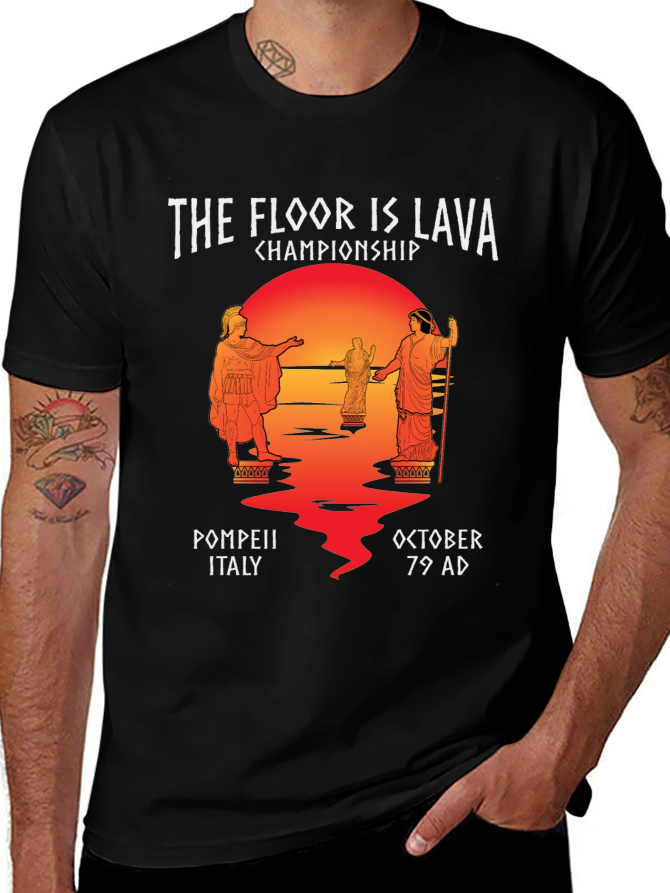 The Floor Is Lava Championship Pompeii T-Shirt