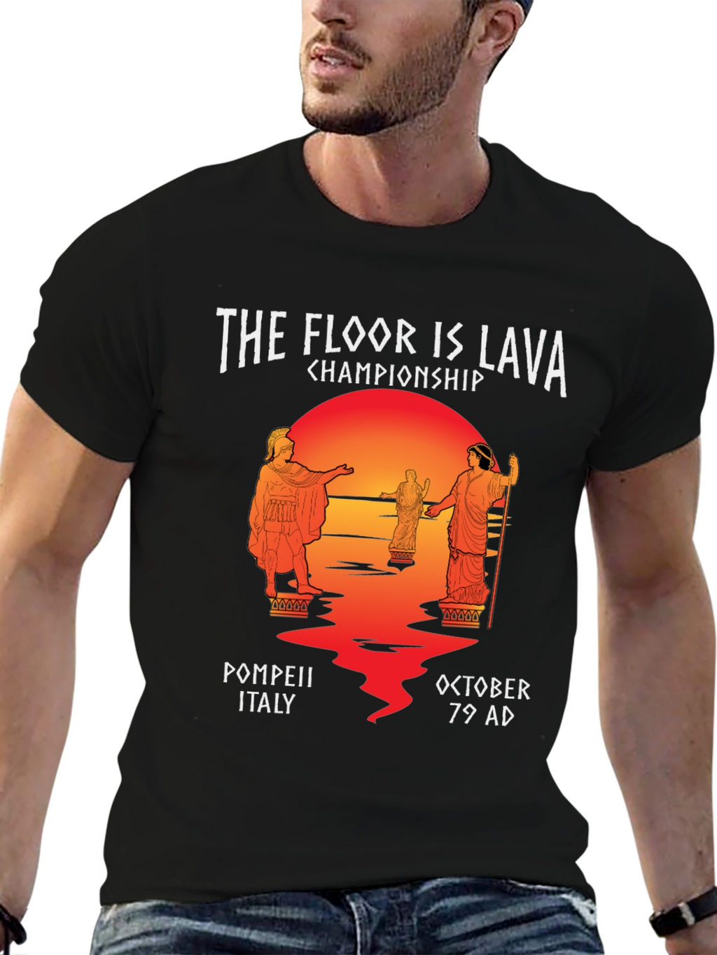The Floor Is Lava Championship Pompeii T-Shirt