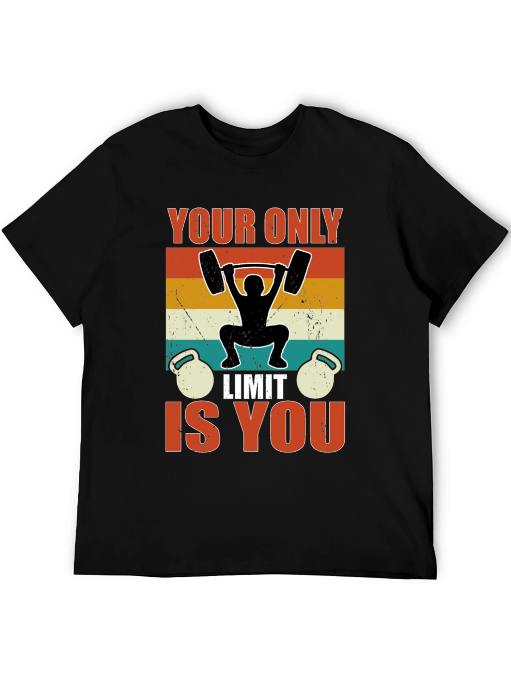 Workout Motivation T-Shirt: Your Only Limit Is You