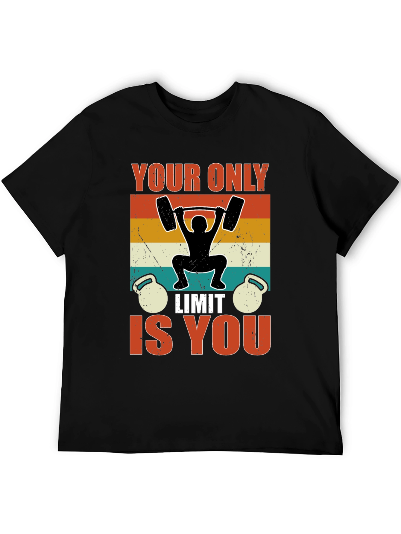 Workout Motivation T-Shirt: Your Only Limit Is You