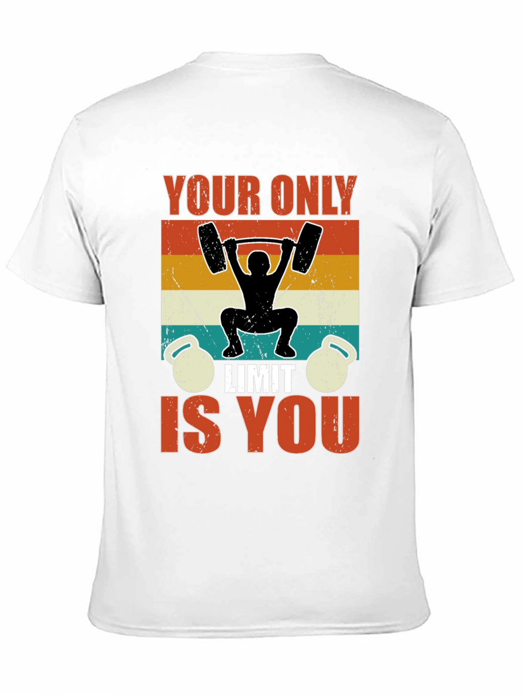 Workout Motivation T-Shirt: Your Only Limit Is You