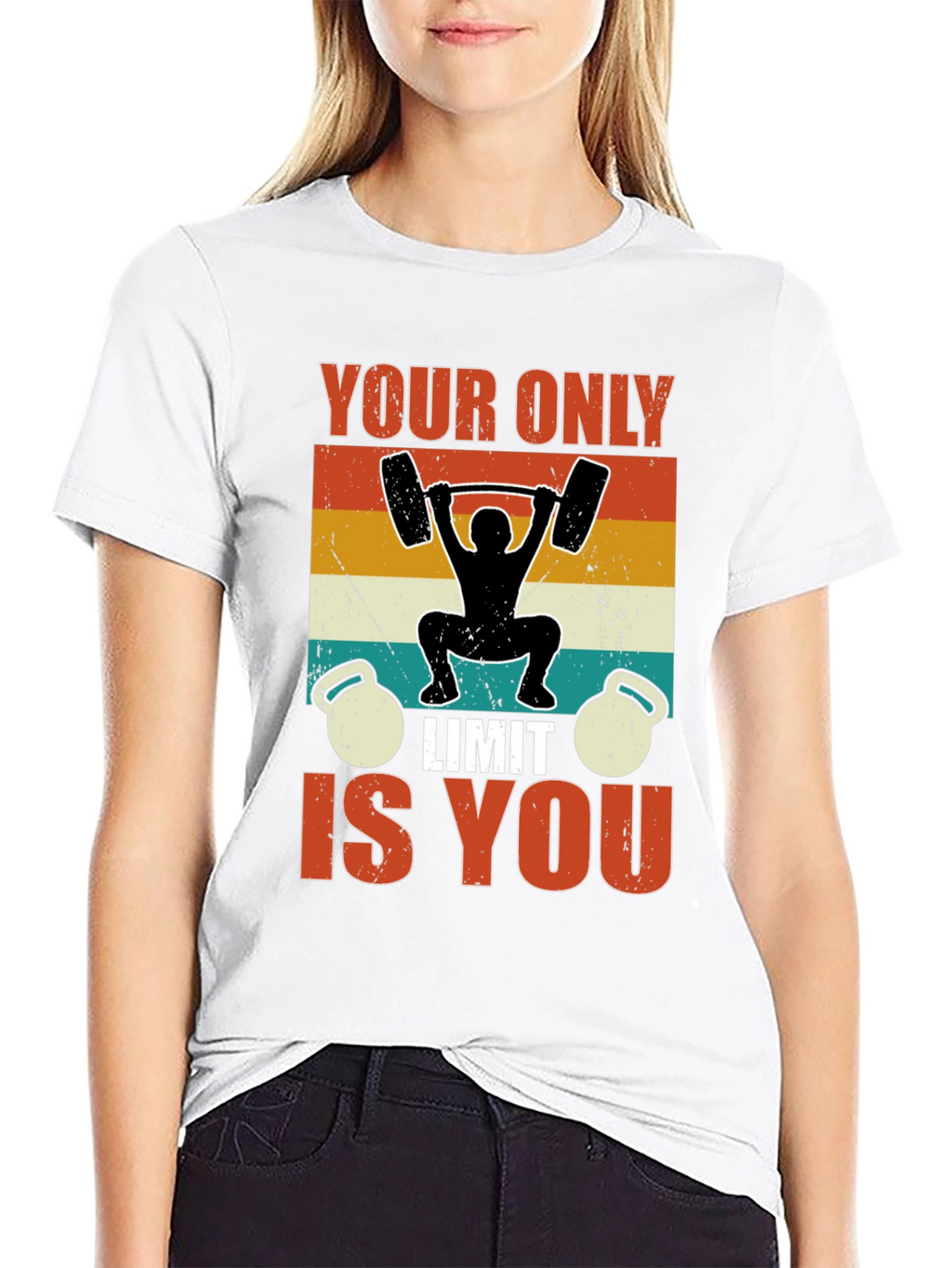 Workout Motivation T-Shirt: Your Only Limit Is You