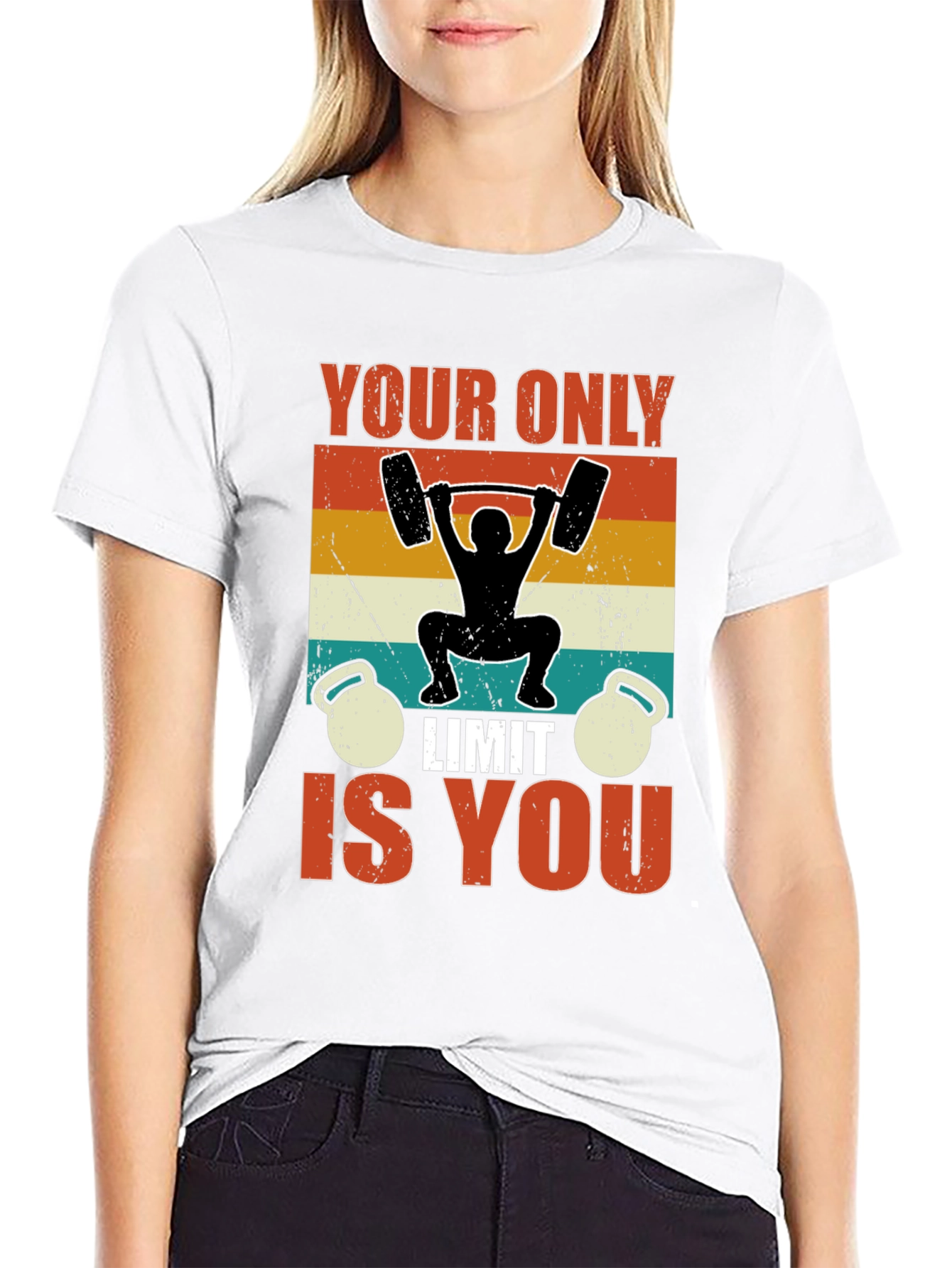Workout Motivation T-Shirt: Your Only Limit Is You