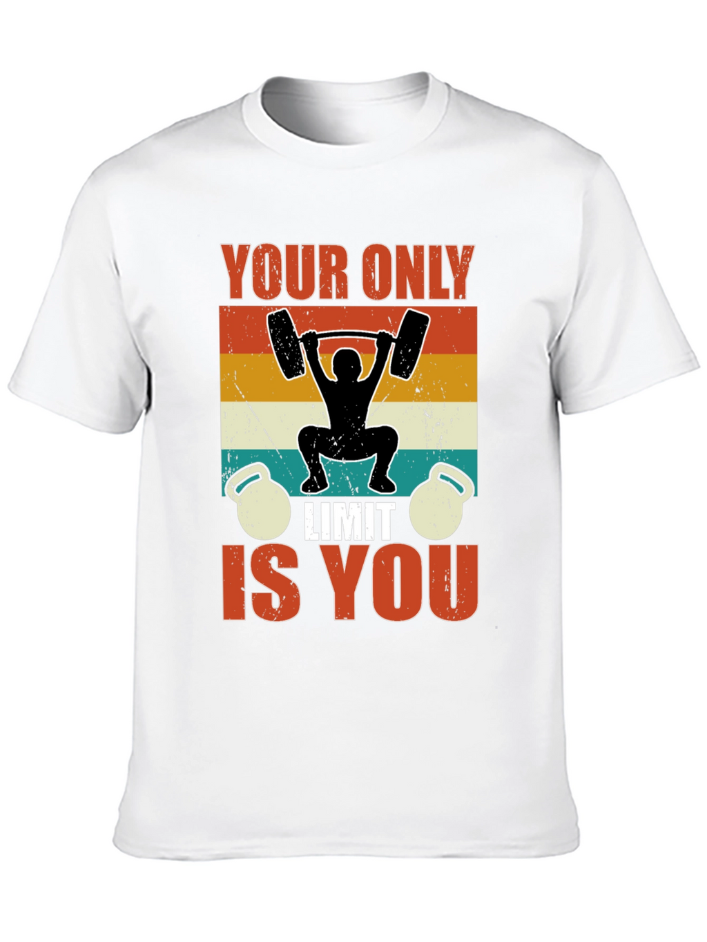 Workout Motivation T-Shirt: Your Only Limit Is You