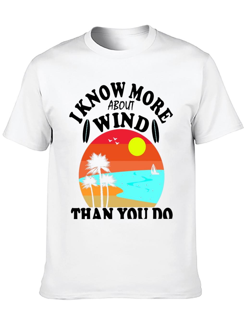 Wind Wisdom Tee - Beach Vibes T-Shirt