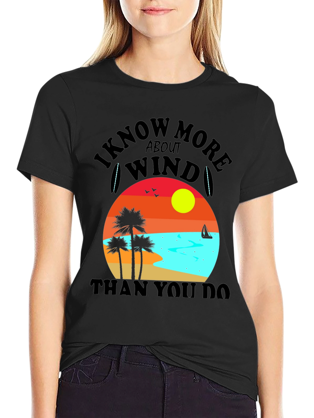 Wind Wisdom Tee - Beach Vibes T-Shirt