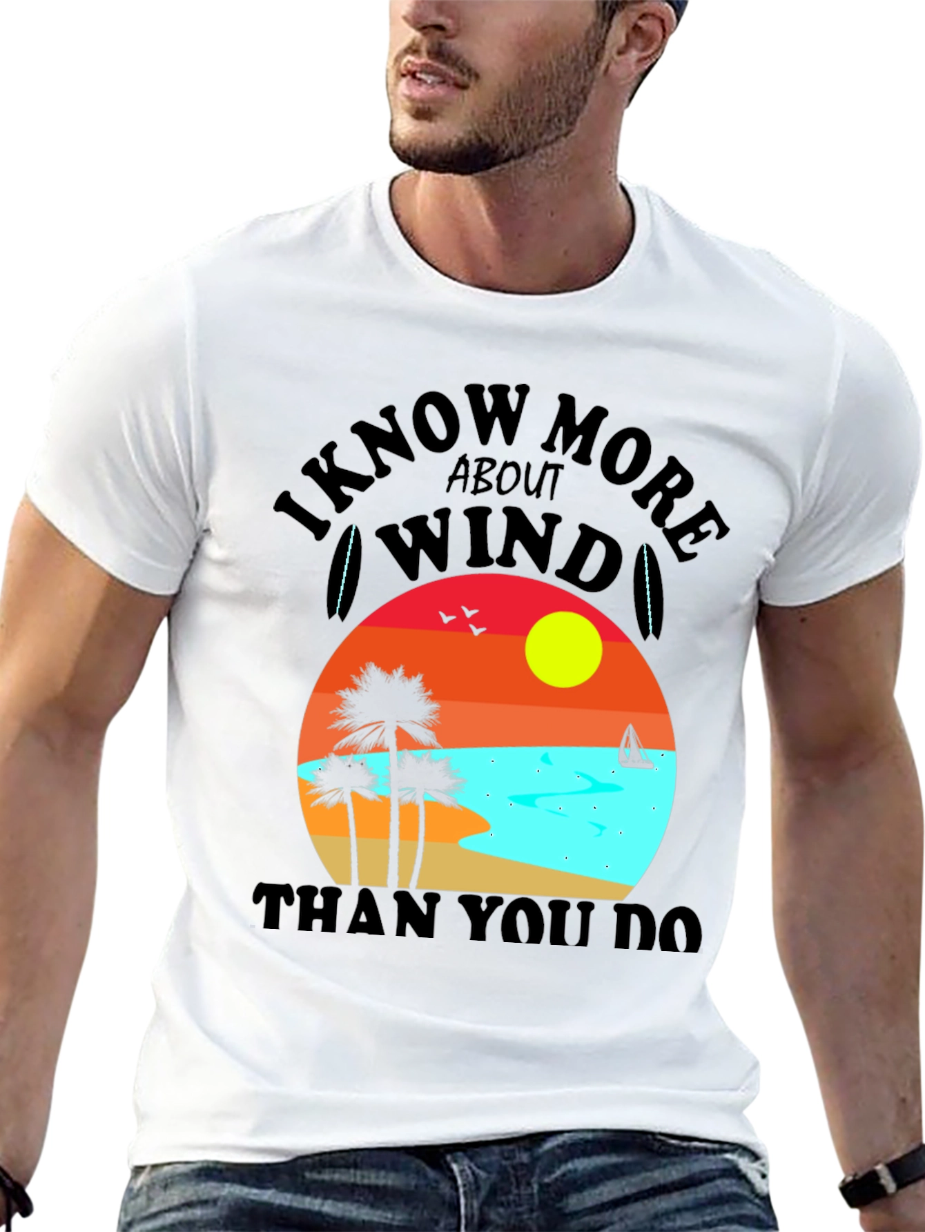 Wind Wisdom Tee - Beach Vibes T-Shirt