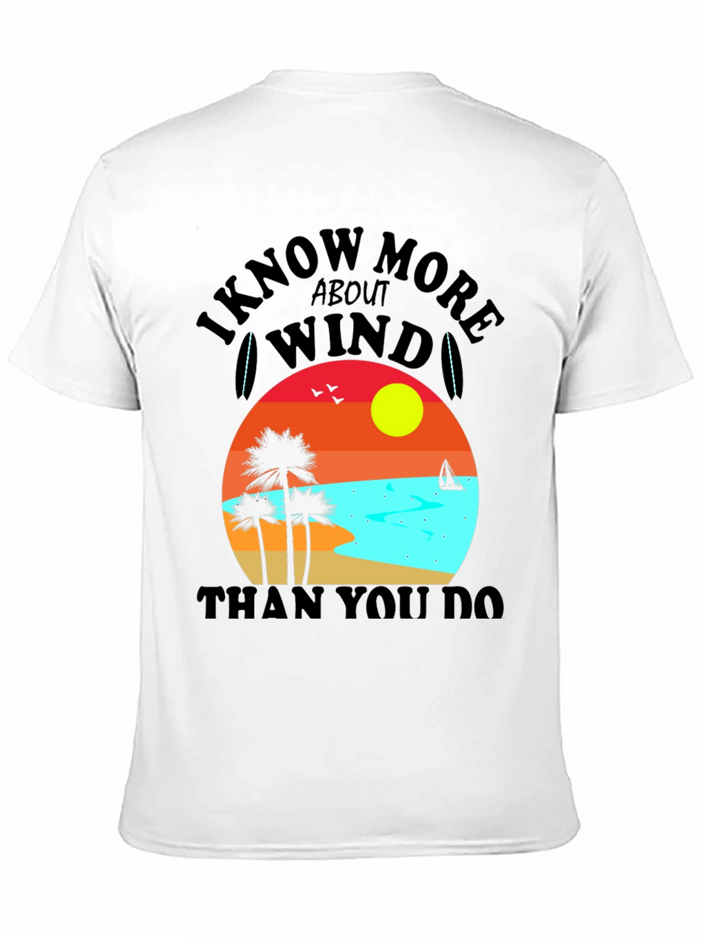 Wind Wisdom Tee - Beach Vibes T-Shirt