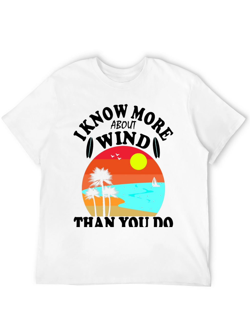 Wind Wisdom Tee - Beach Vibes T-Shirt