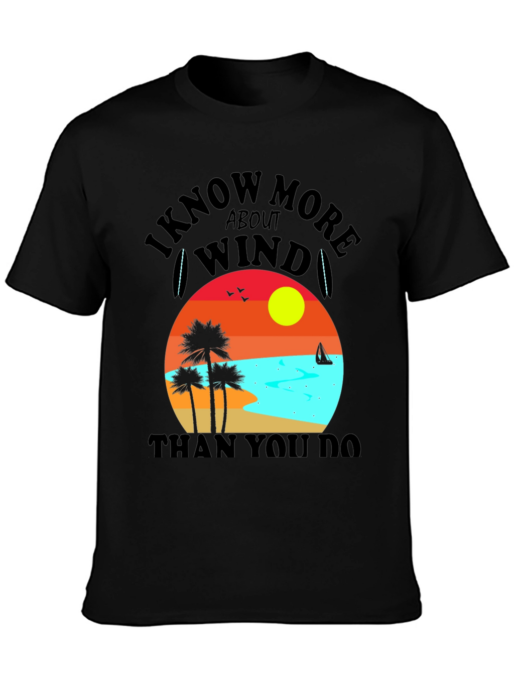 Wind Wisdom Tee - Beach Vibes T-Shirt
