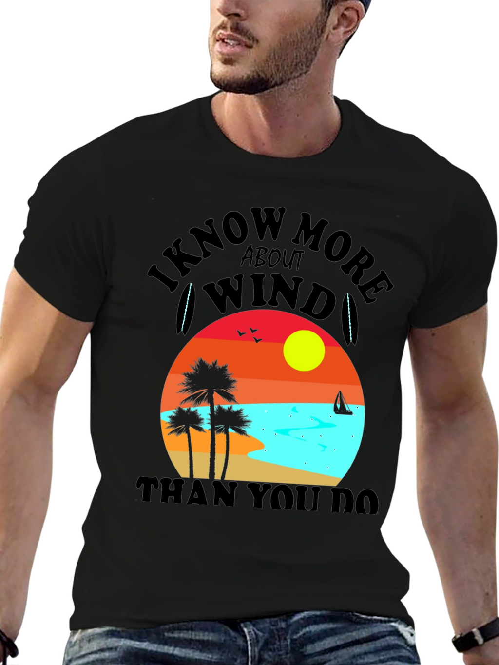 Wind Wisdom Tee - Beach Vibes T-Shirt