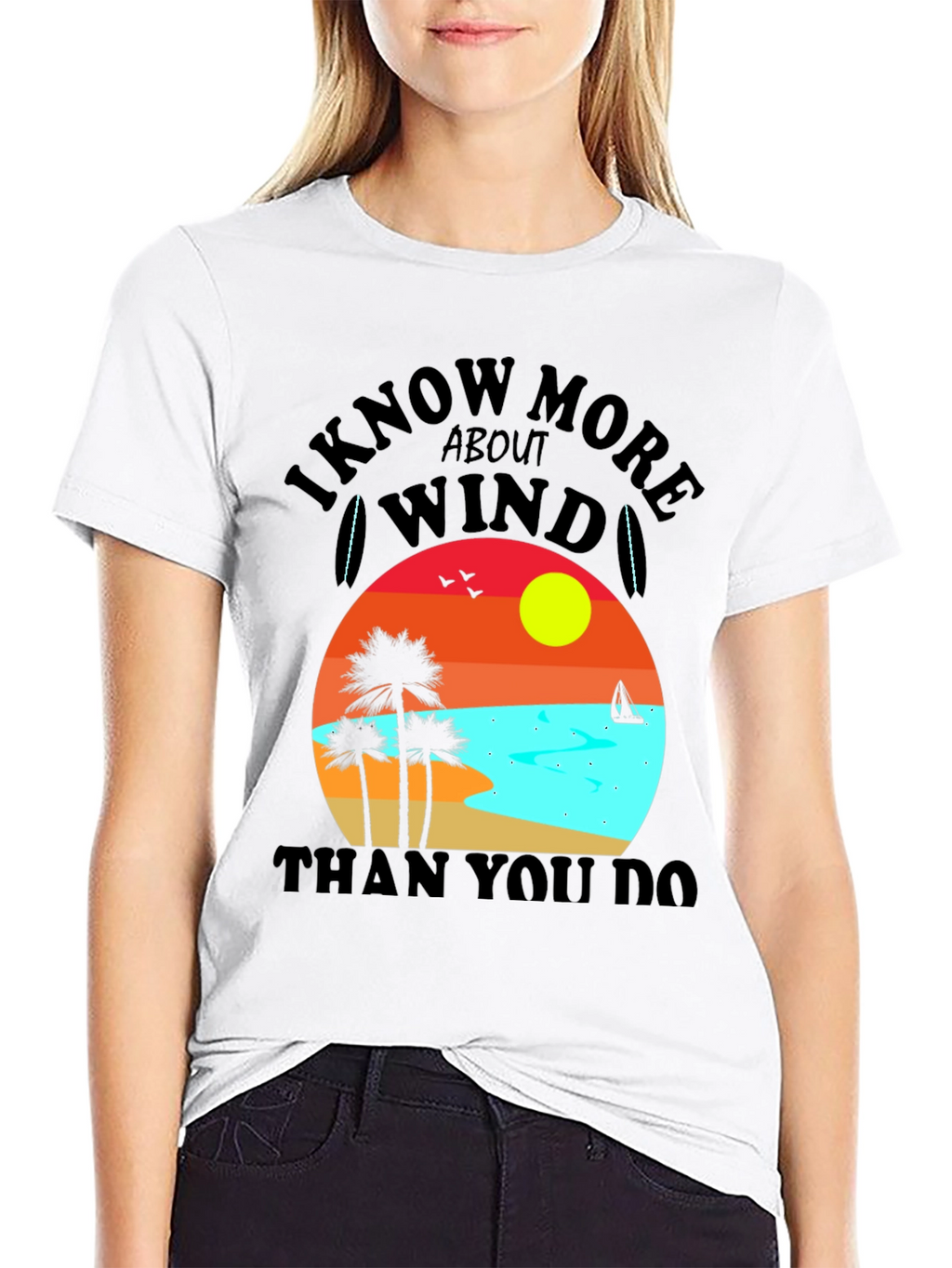 Wind Wisdom Tee - Beach Vibes T-Shirt