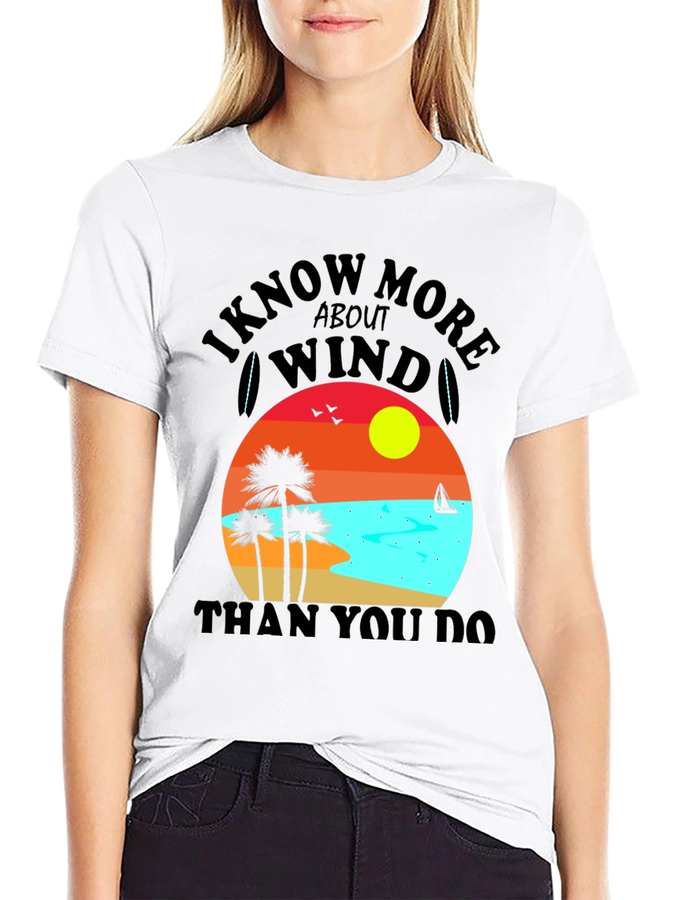 Wind Wisdom Tee - Beach Vibes T-Shirt