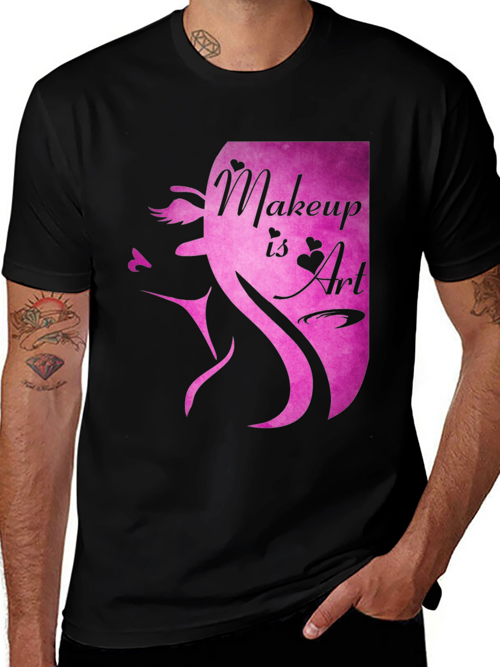 Makeup is Art Graphic Tee
