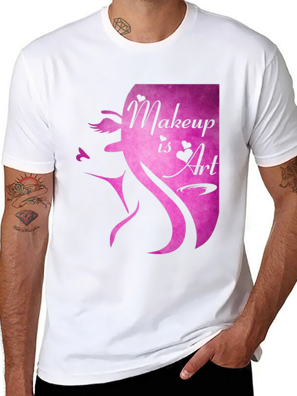 Makeup is Art Graphic Tee