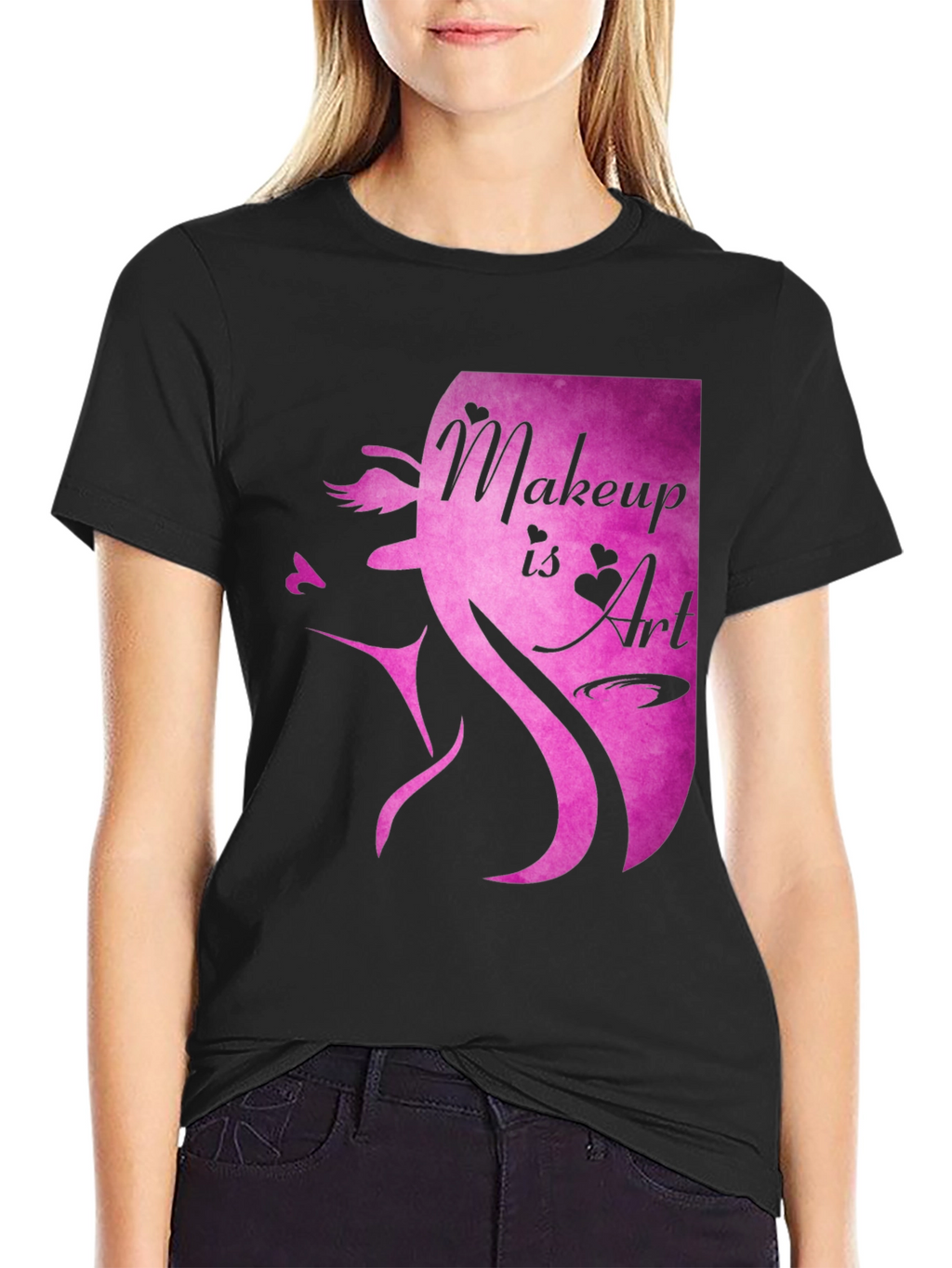 Makeup is Art Graphic Tee