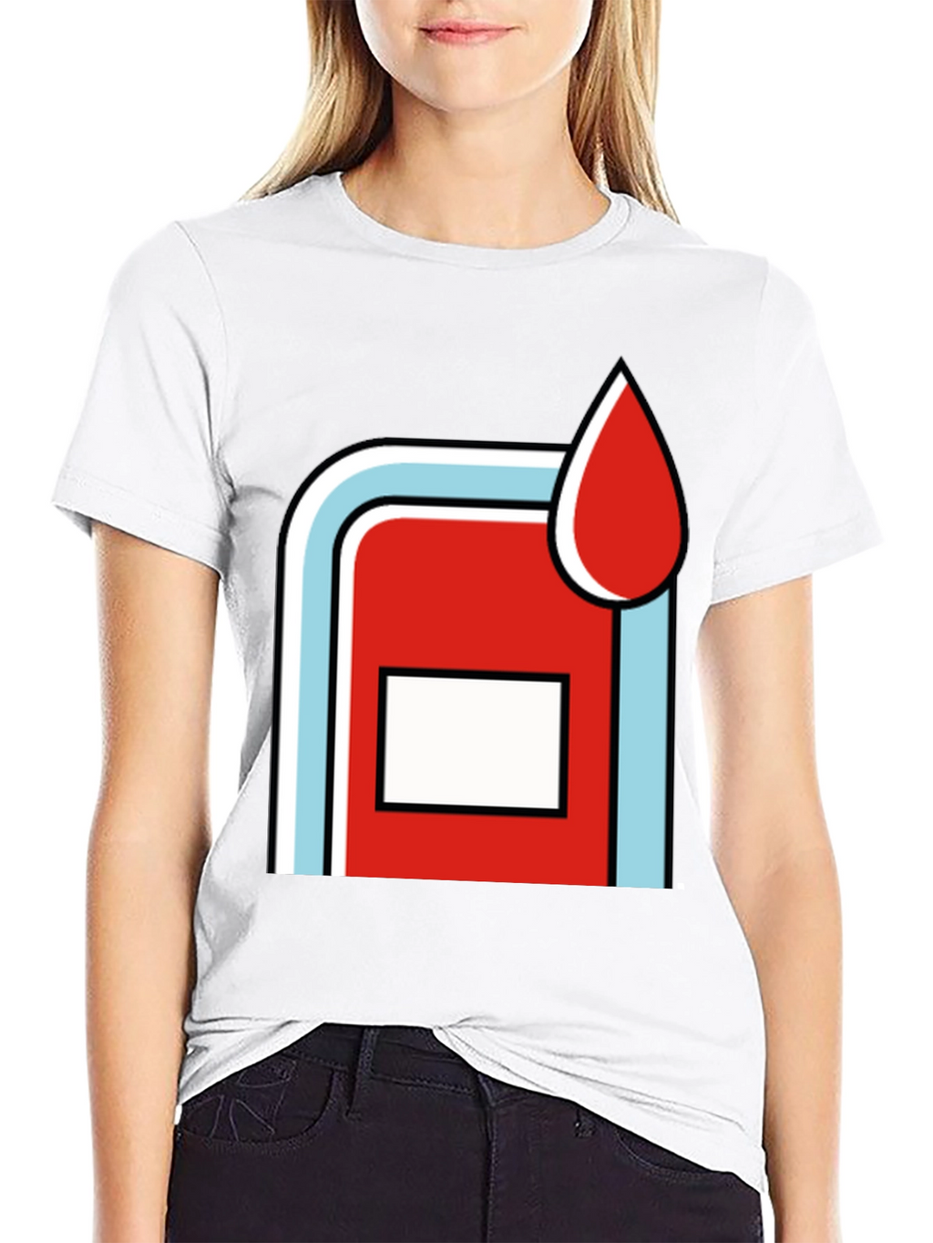 Retro Martini Racing Style Graphic Tee - Black Cotton