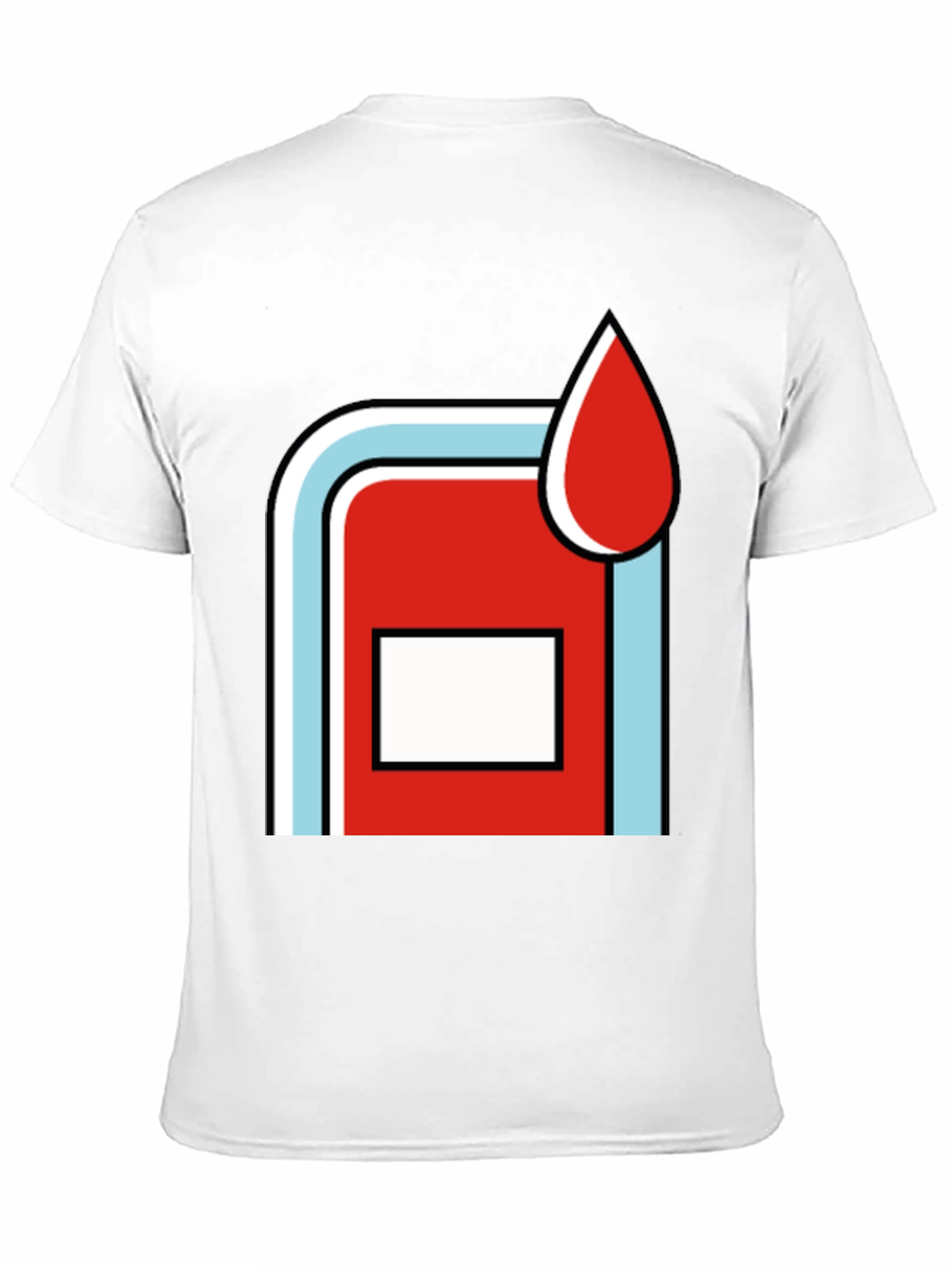 Retro Martini Racing Style Graphic Tee - Black Cotton