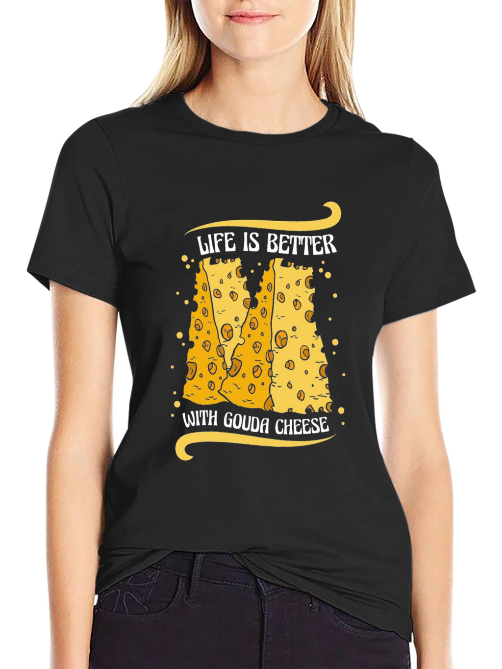 Gouda Cheese Lover T-Shirt Funny Food Tee