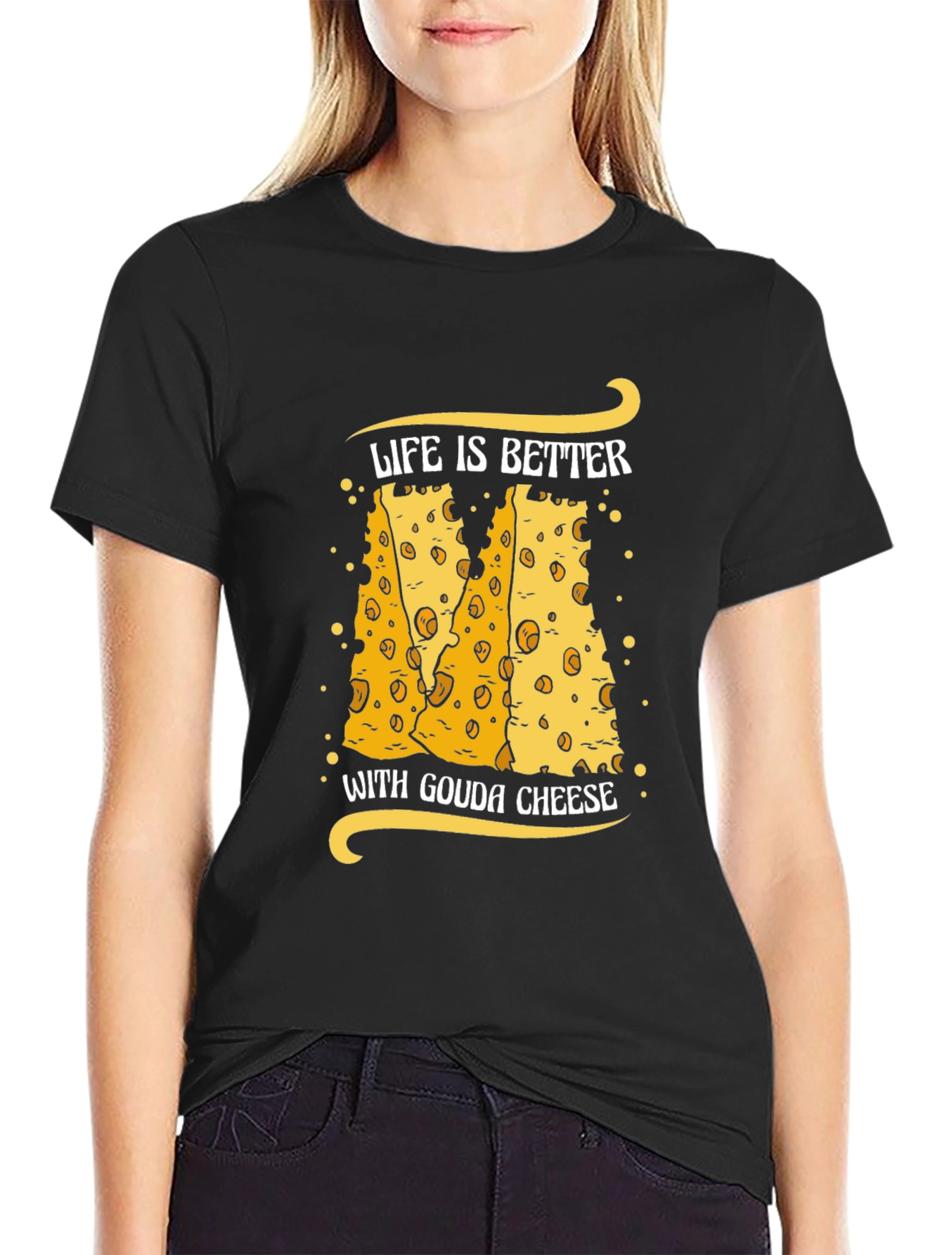 Gouda Cheese Lover T-Shirt Funny Food Tee