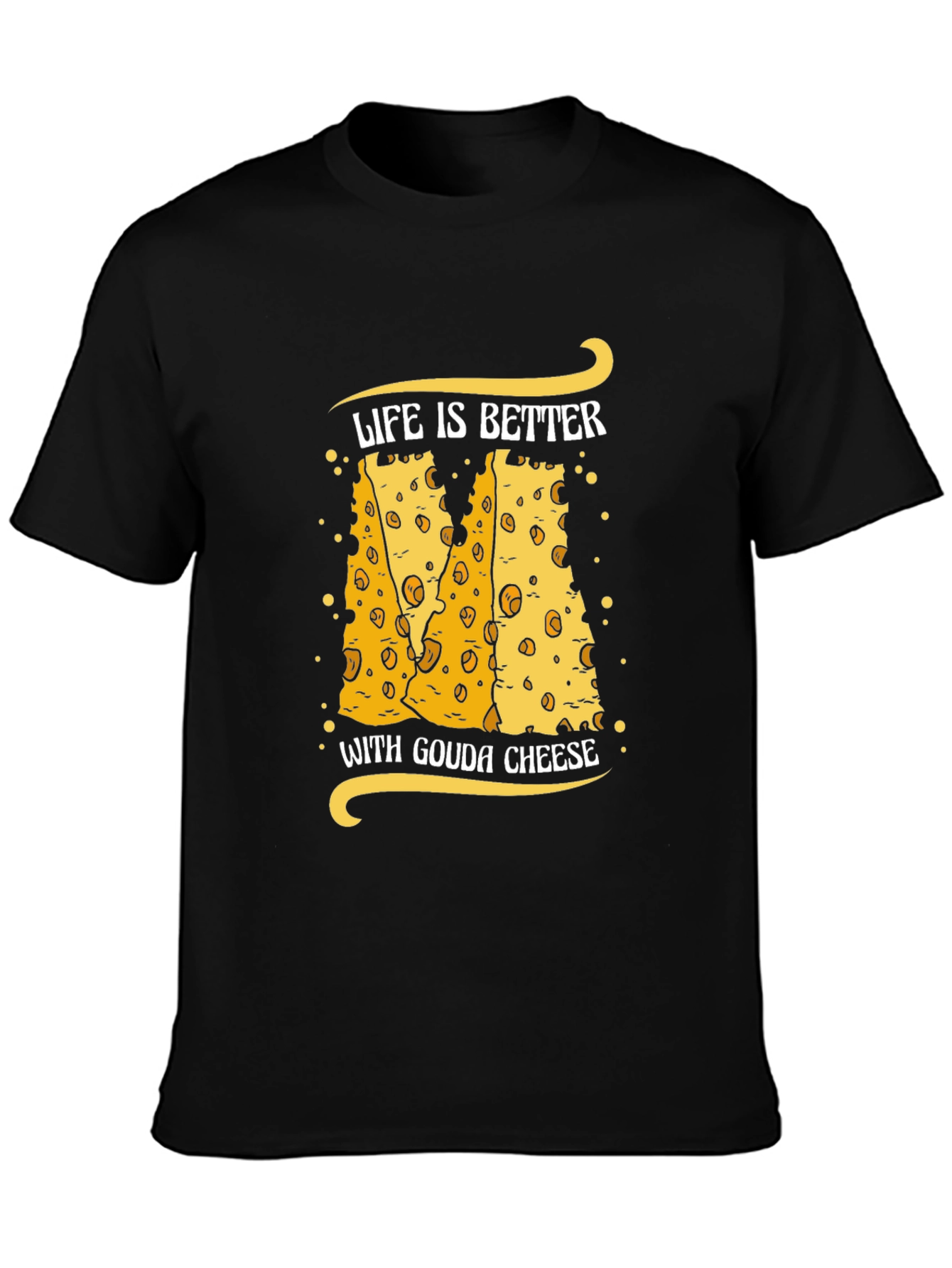Gouda Cheese Lover T-Shirt Funny Food Tee