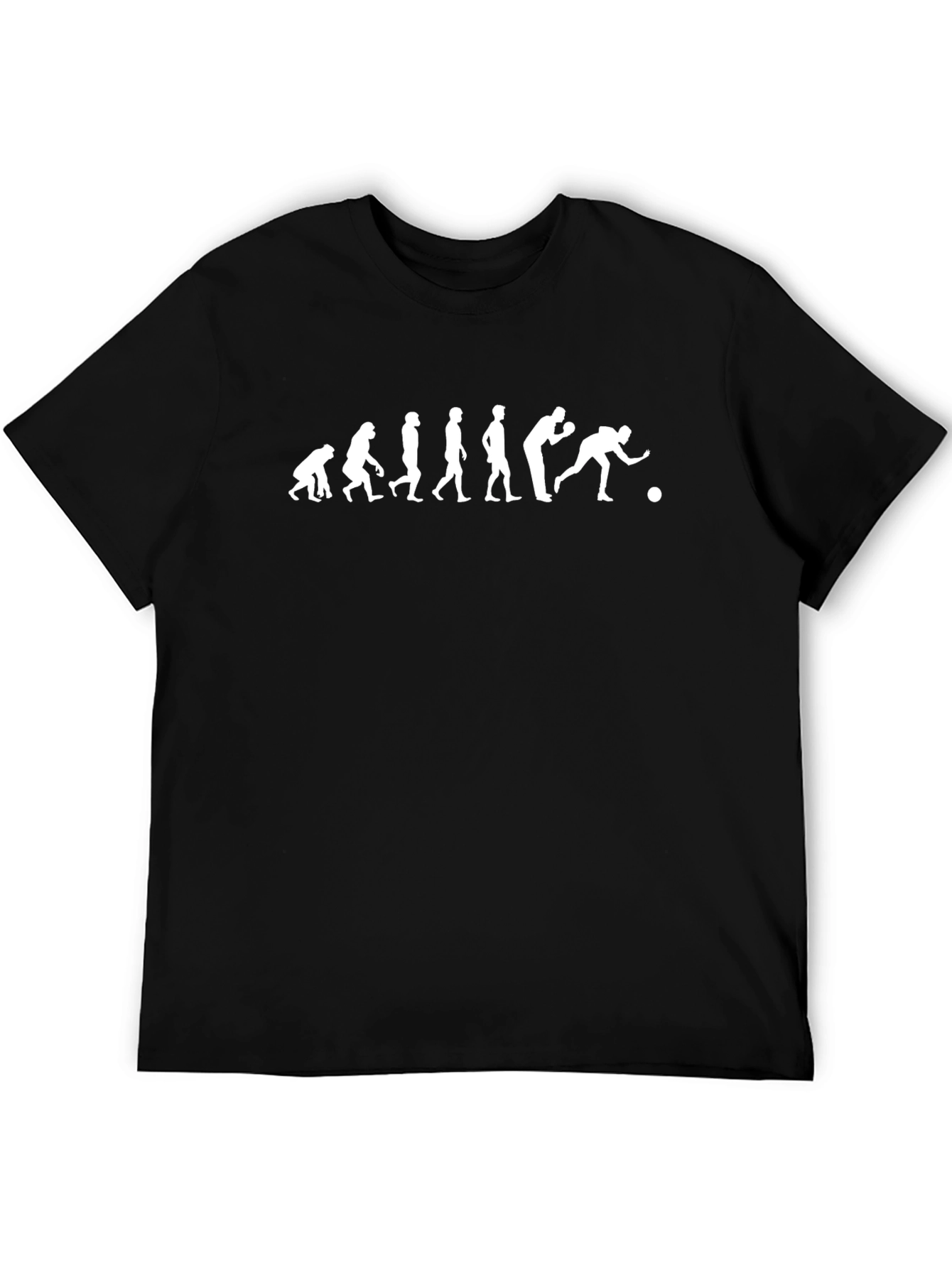 Evolution of Bowling Black T-Shirt