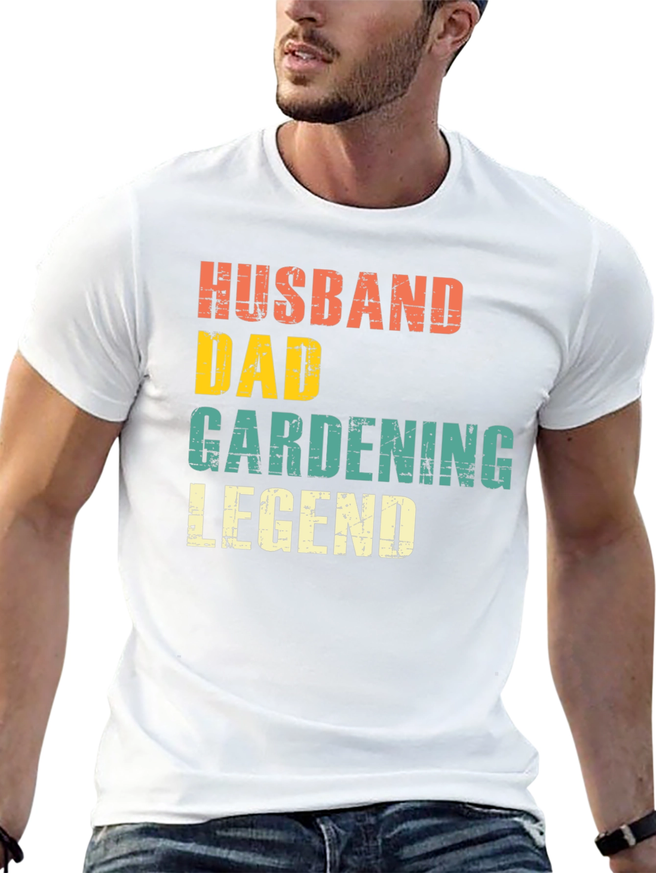 Husband Dad Gardening Legend T-Shirt