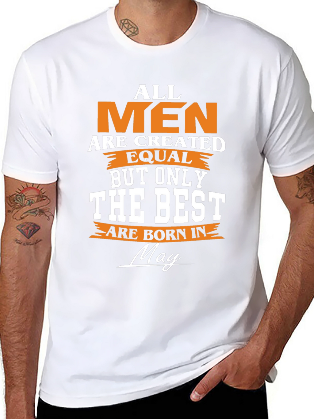 May Born Mens Graphic T-Shirt