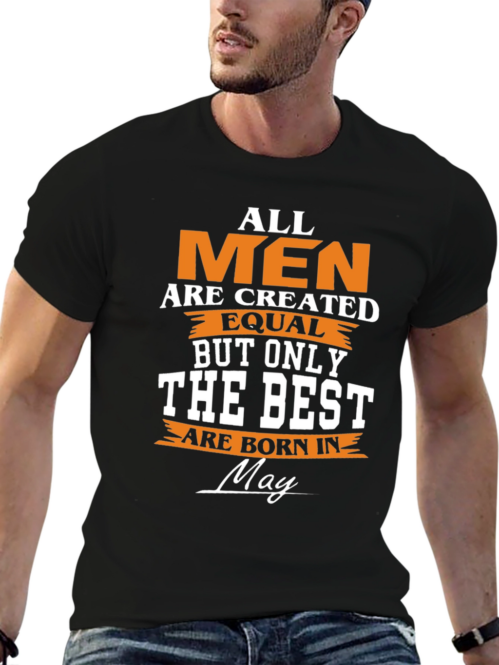 May Born Mens Graphic T-Shirt