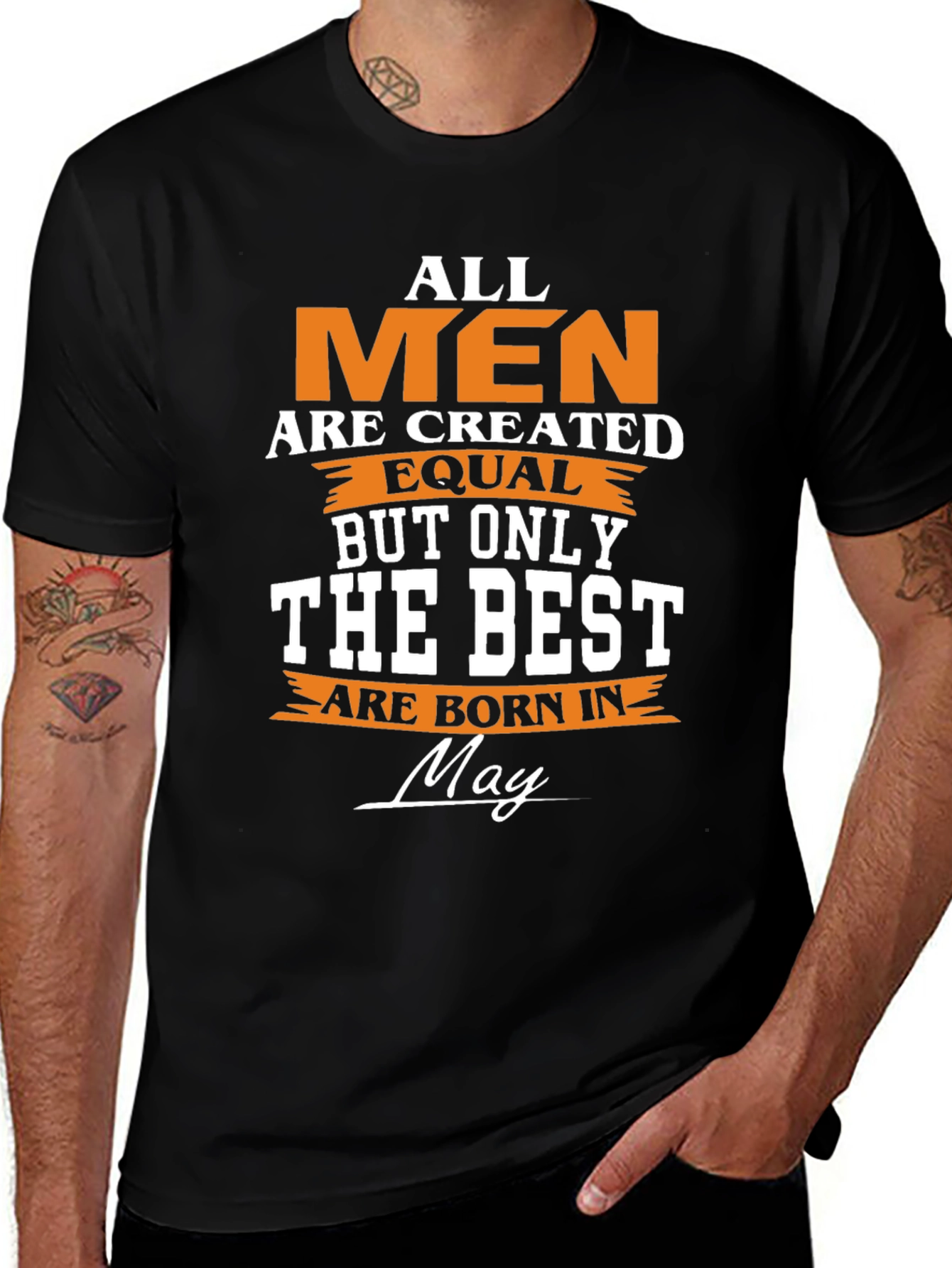 May Born Mens Graphic T-Shirt
