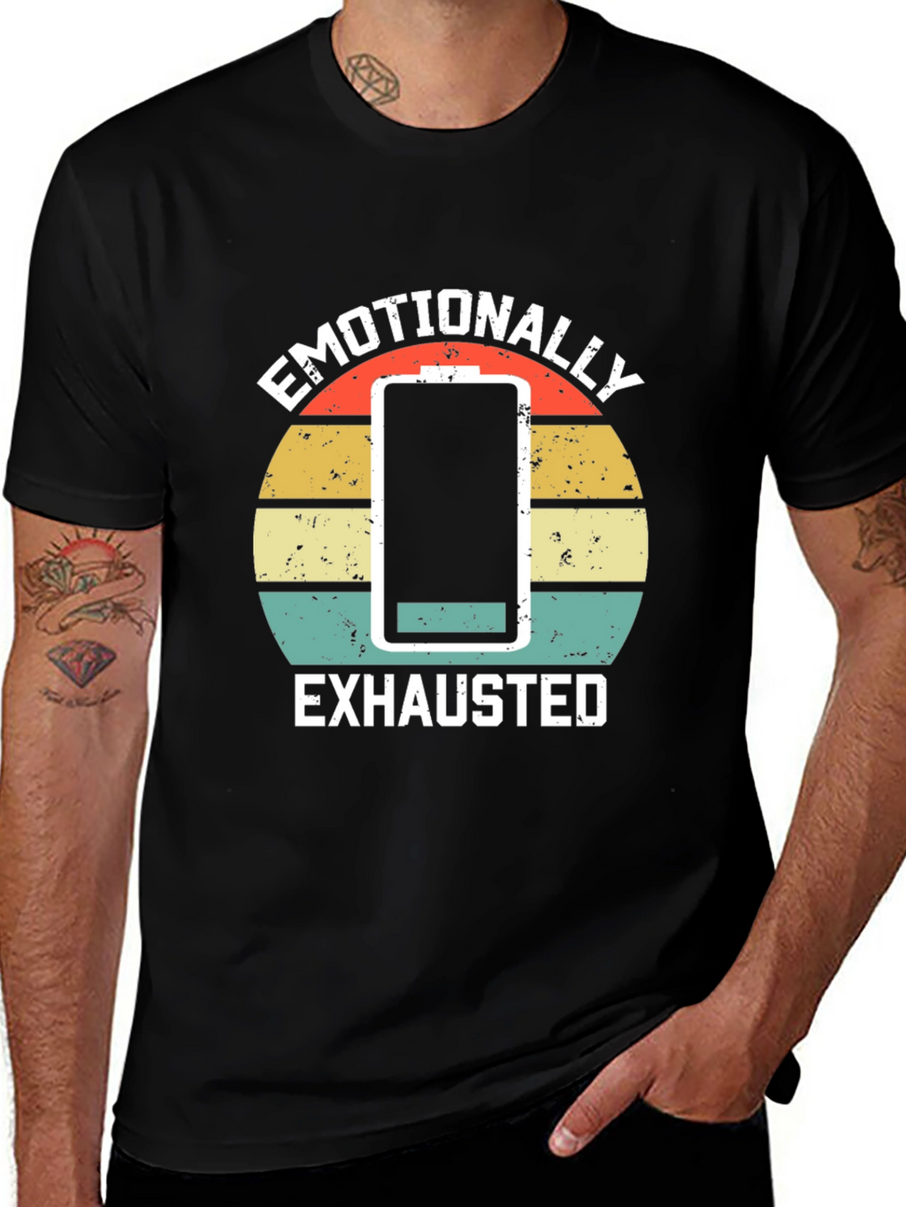 Emotionally Exhausted Graphic T-Shirt