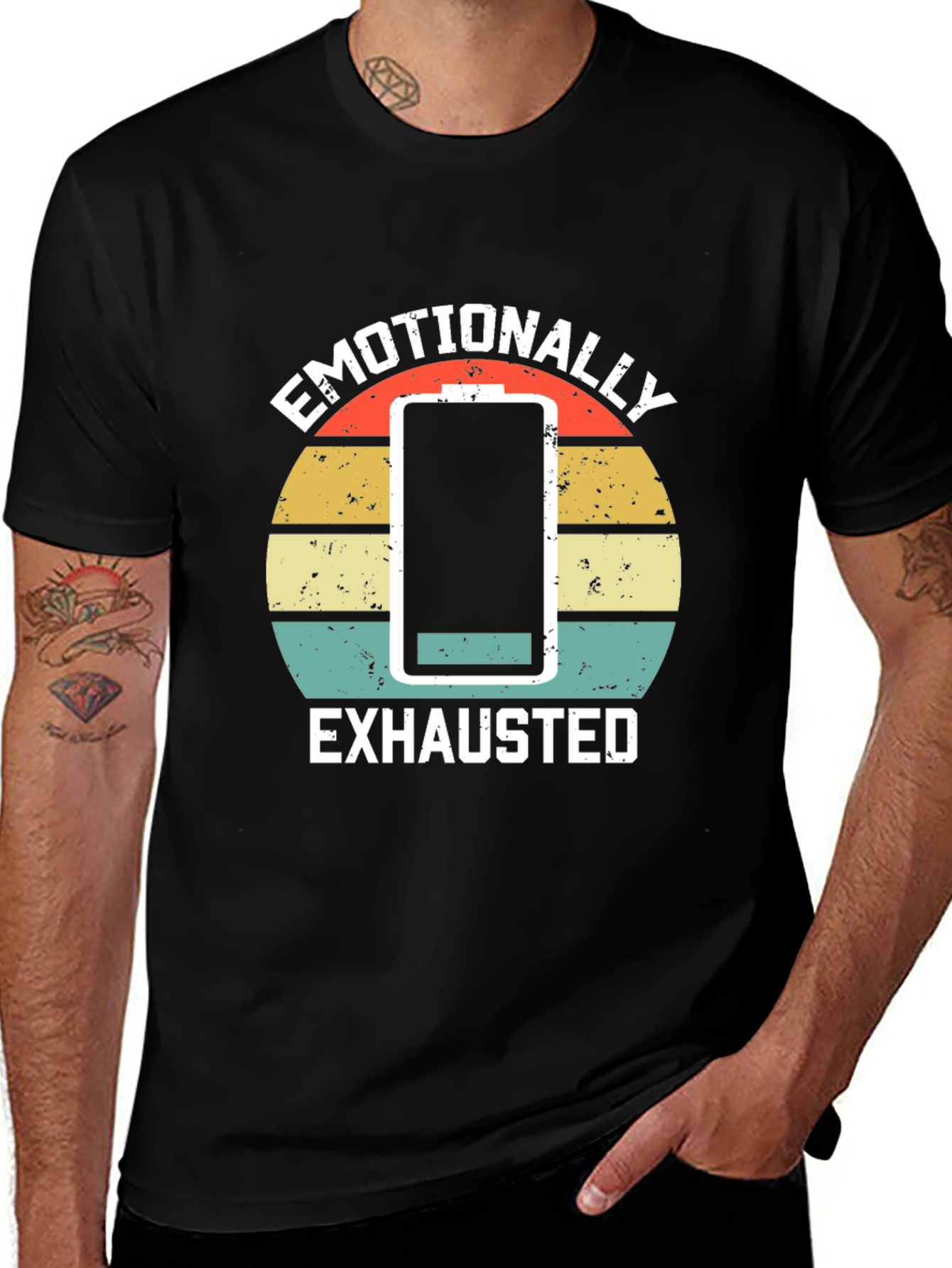 Emotionally Exhausted Graphic T-Shirt