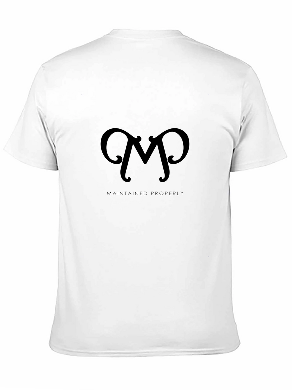 Black Maintained Properly Graphic Tee