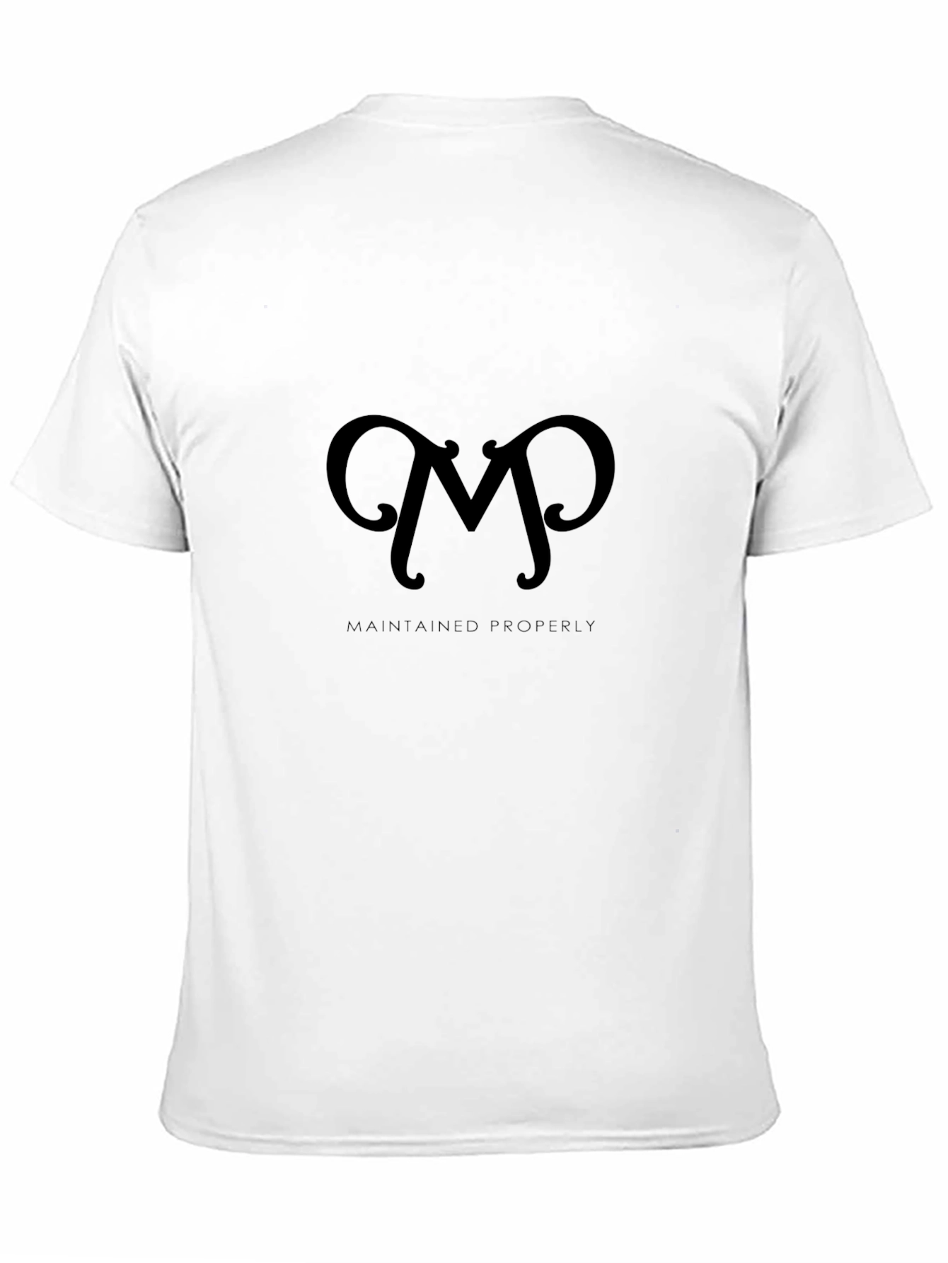 Black Maintained Properly Graphic Tee