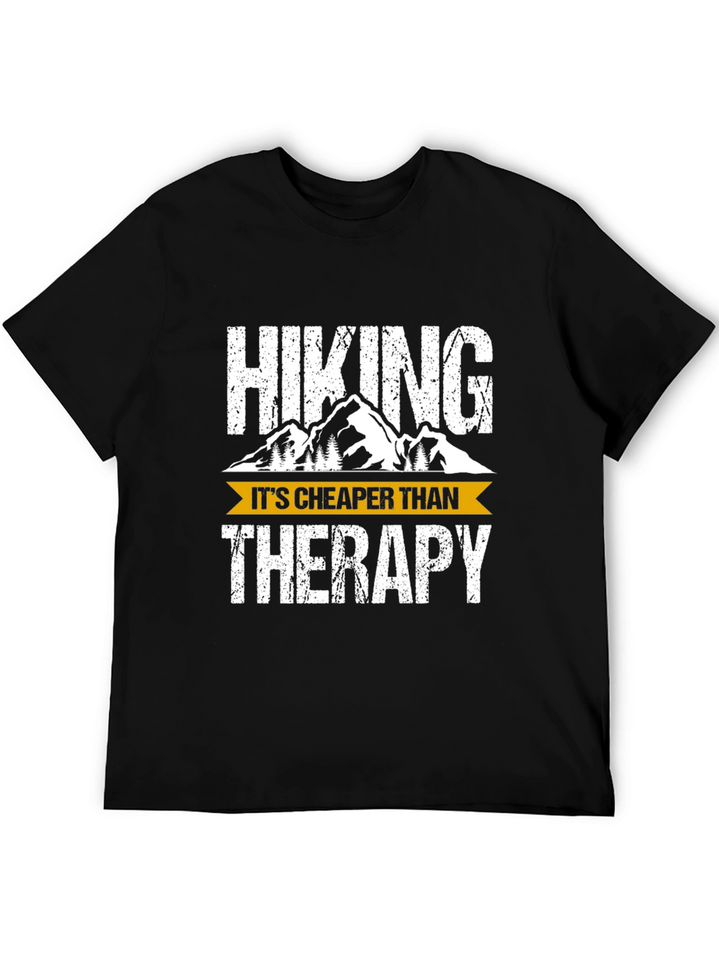 Hiking Cheaper Than Therapy Graphic Tee