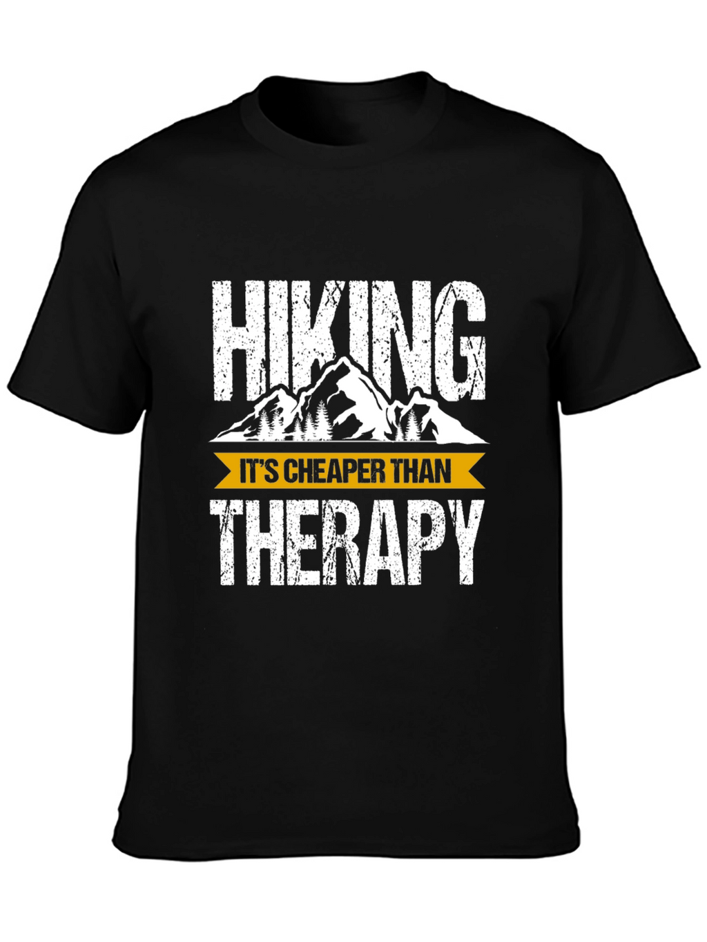 Hiking Cheaper Than Therapy Graphic Tee