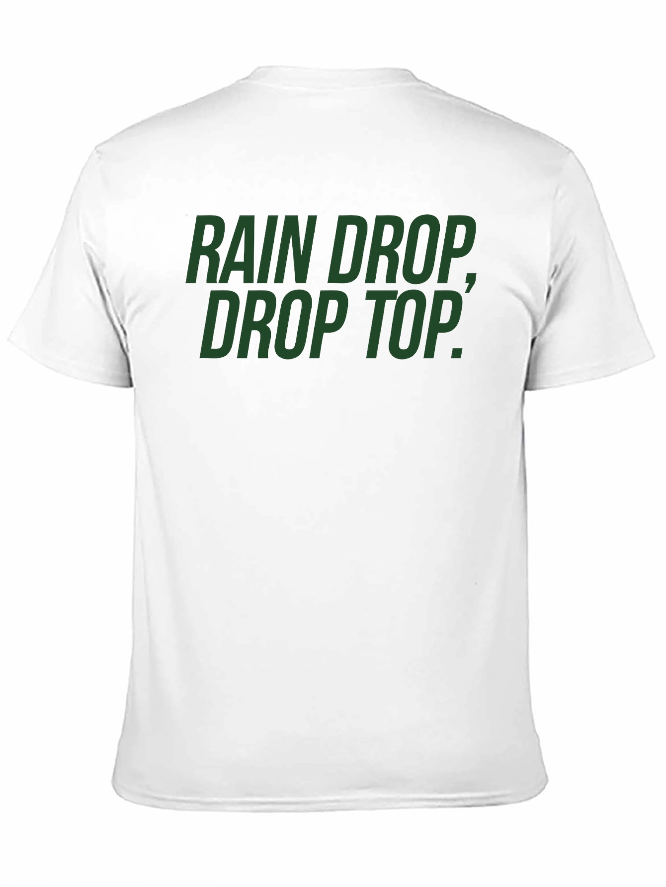 Rain Drop Drop Top Crew Neck T-Shirt