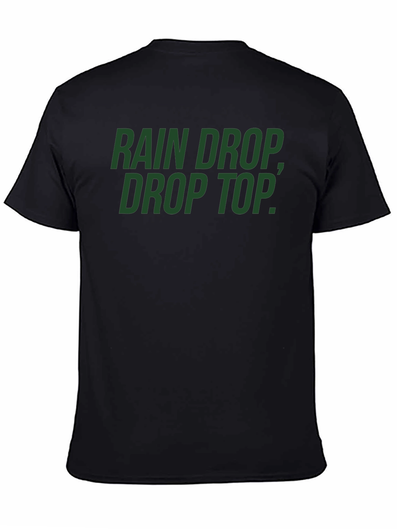 Rain Drop Drop Top Crew Neck T-Shirt
