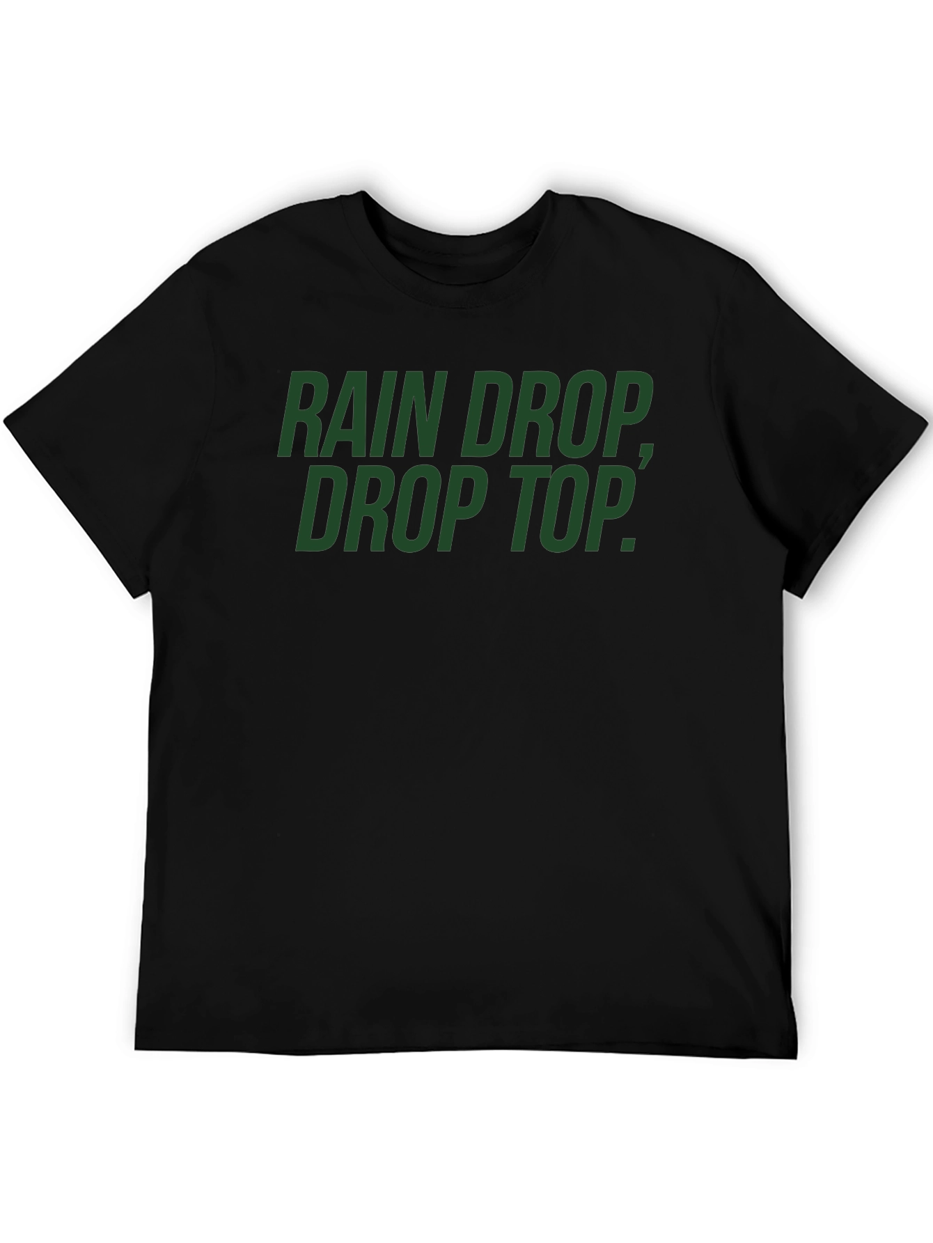 Rain Drop Drop Top Crew Neck T-Shirt
