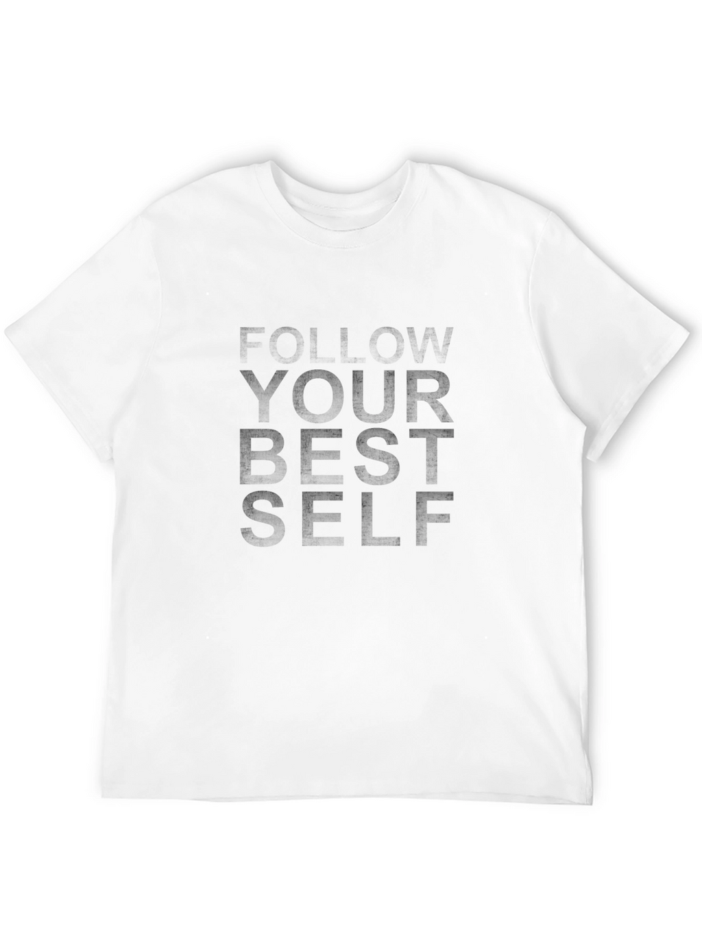 Follow Your Best Self - Black Graphic Tee