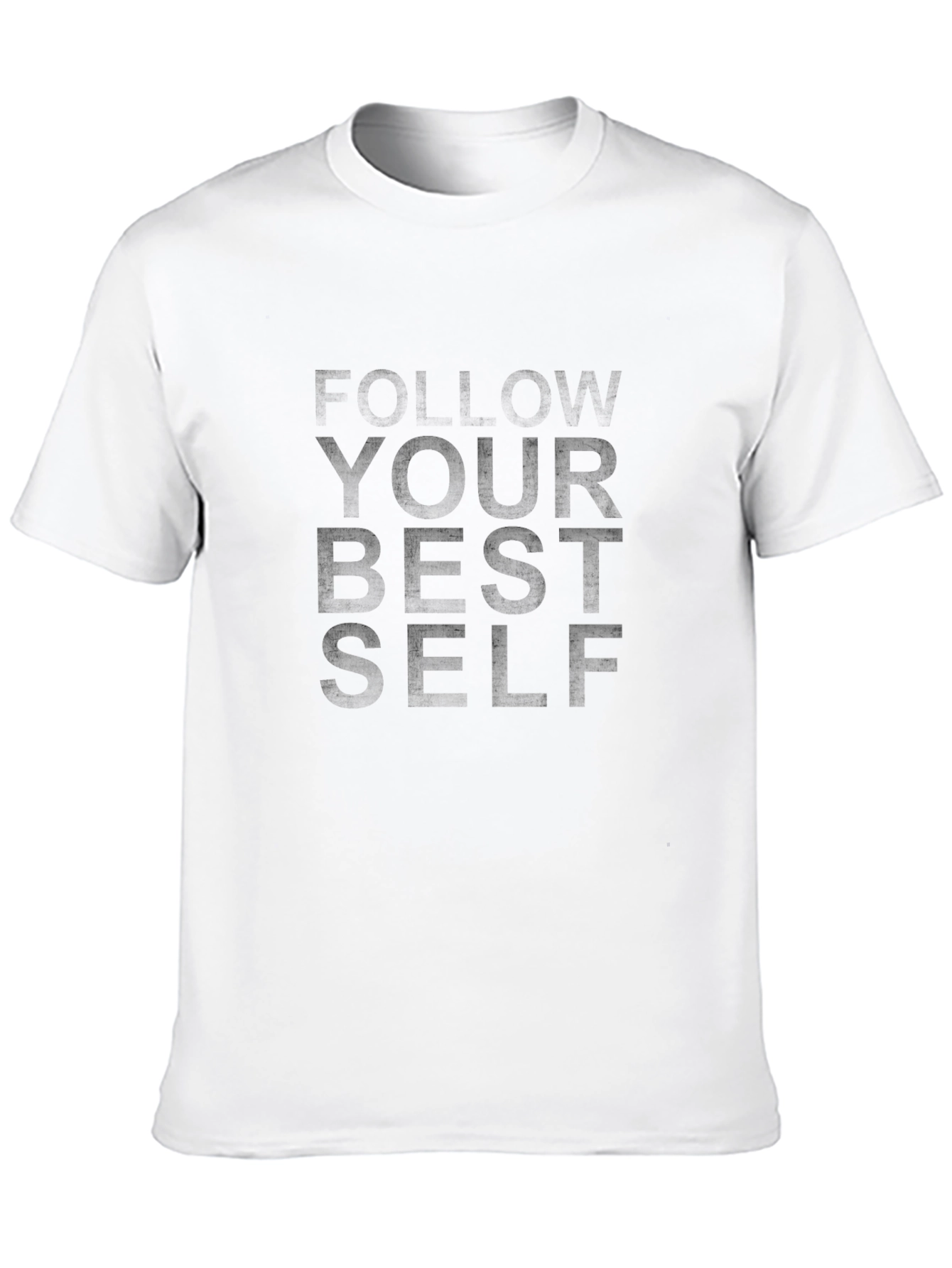 Follow Your Best Self - Black Graphic Tee