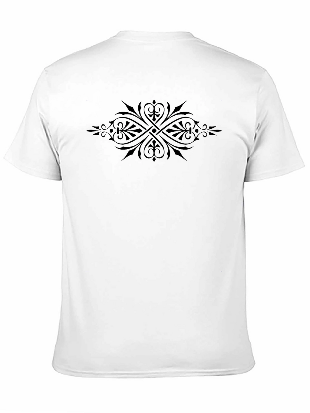 Elegant Black Graphic Tee - Stylish Unisex Top
