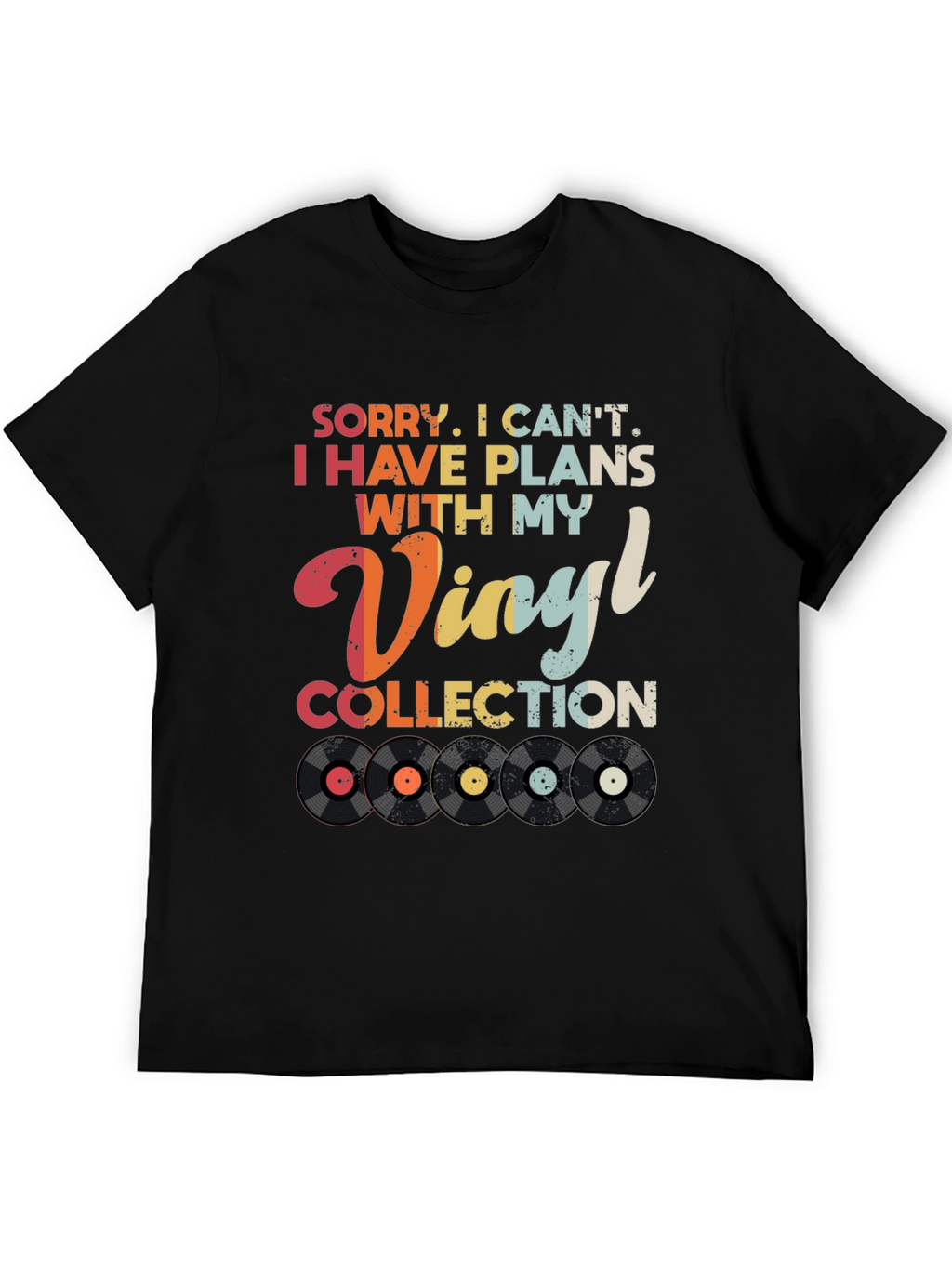Vinyl Collection Plans Graphic Tee